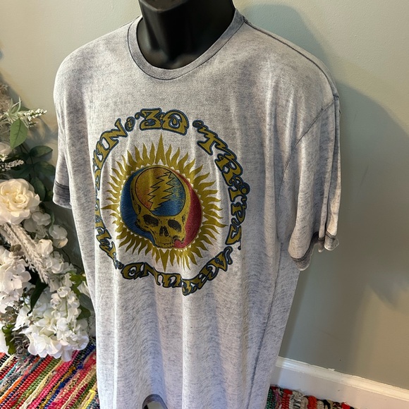 Grateful Dead Band Tee Shirt 30 Trips Around The Sun Gray XL - Picture 3 of 7